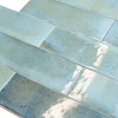 Blue 2.5x8 Glossy Ceramic Subway Tile (38 pack, 5.38 sq ft/case)