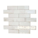 White 2.5x8 Glossy Ceramic Subway Tile (38 pack, 5.38 sq ft/case)