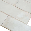 White 2.5x8 Glossy Ceramic Subway Tile (38 pack, 5.38 sq ft/case) - Sample