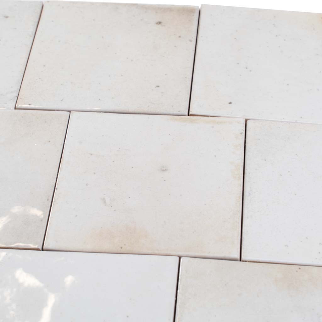 White 4x4 Glossy Square Ceramic Tile (60 pack, 6.46 sq ft/case), photo 7 of 12