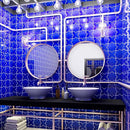 Cobalt Blue 5x5 Glossy Cross Ceramic Tile (27 pack, 5.37 sq ft/case)