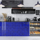 Cobalt Blue 5x5 Glossy Cross Ceramic Tile (27 pack, 5.37 sq ft/case) - Sample