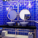 Cobalt Blue 5x5 Glossy Star Ceramic Tile (27 pack, 5.37 sq ft/case)