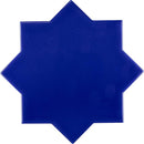 Cobalt Blue 5x5 Glossy Star Ceramic Tile (27 pack, 5.37 sq ft/case) - Sample