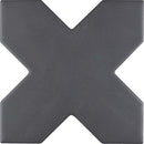 Gray 5x5 Matte Cross Ceramic Tile (27 pack, 5.37 sq ft/case) - Sample
