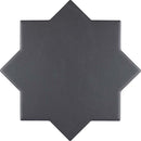 Black 5x5 Matte Star Ceramic Tile (27 pack, 5.37 sq ft/case)