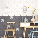 Gray 5x5 Matte Star Ceramic Tile (27 pack, 5.37 sq ft/case) - Sample
