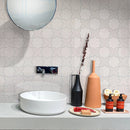 Pearl White 5x5 Glossy Cross Ceramic Tile (27 pack, 5.37 sq ft/case)