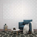 Pearl White 5x5 Glossy Star Ceramic Tile (27 pack, 5.37 sq ft/case)