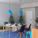 Cornflower Blue 5x5 Matte Cross Ceramic Tile (27 pack, 5.37 sq ft/case) - Sample