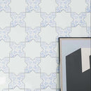 Cornflower Blue 5x5 Matte Ceramic Cross Deco Tile (27 pack, 5.37 sq ft/case)