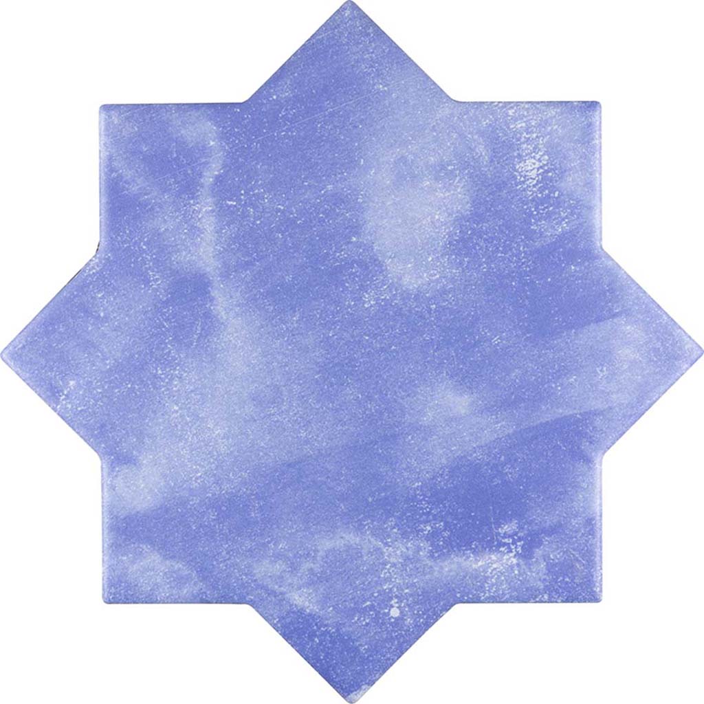 Cornflower Blue 5x5 Matte Star Ceramic Tile (27 pack, 5.37 sq ft/case), photo 3 of 9