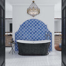 Cornflower Blue 5x5 Matte Star Ceramic Tile (27 pack, 5.37 sq ft/case) - Sample