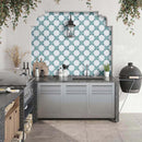 Pistachio Green 5x5 Matte Cross Ceramic Tile (27 pack, 5.37 sq ft/case)