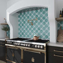 Pistachio Green 5x5 Matte Ceramic Cross Deco Tile (27 pack, 5.37 sq ft/case) - Sample