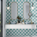 Pistachio Green 5x5 Matte Cross Ceramic Tile (27 pack, 5.37 sq ft/case) - Sample