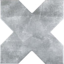 Light Grey 5x5 Matte Cross Ceramic Tile (27 pack, 5.37 sq ft/case) - Sample