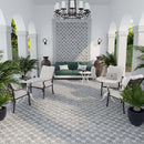 Light Gray 5x5 Matte Ceramic Cross Deco Tile (27 pack, 5.37 sq ft/case)