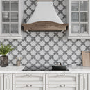 Light Grey 5x5 Matte Cross Ceramic Tile (27 pack, 5.37 sq ft/case)