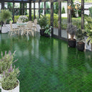 Dark Green 5x5 Glossy Star Ceramic Tile (27 pack, 5.37 sq ft/case)