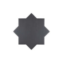 Black 5x5 Matte Star Ceramic Tile (27 pack, 5.37 sq ft/case)