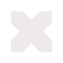 Pearl White 5x5 Glossy Cross Ceramic Tile (27 pack, 5.37 sq ft/case)