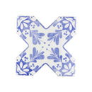 Cornflower Blue 5x5 Matte Ceramic Cross Deco Tile (27 pack, 5.37 sq ft/case)
