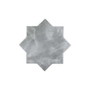 Light Grey 5x5 Matte Star Ceramic Tile (27 pack, 5.37 sq ft/case)