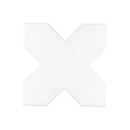 White 5x5 Matte Cross Ceramic Tile (27 pack, 5.37 sq ft/case)