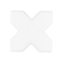 White 5x5 Matte Cross Ceramic Tile (27 pack, 5.37 sq ft/case)