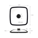 MASTERPAN Tempered Glass Lid, Fits Our 11x11" Pans (28cm)