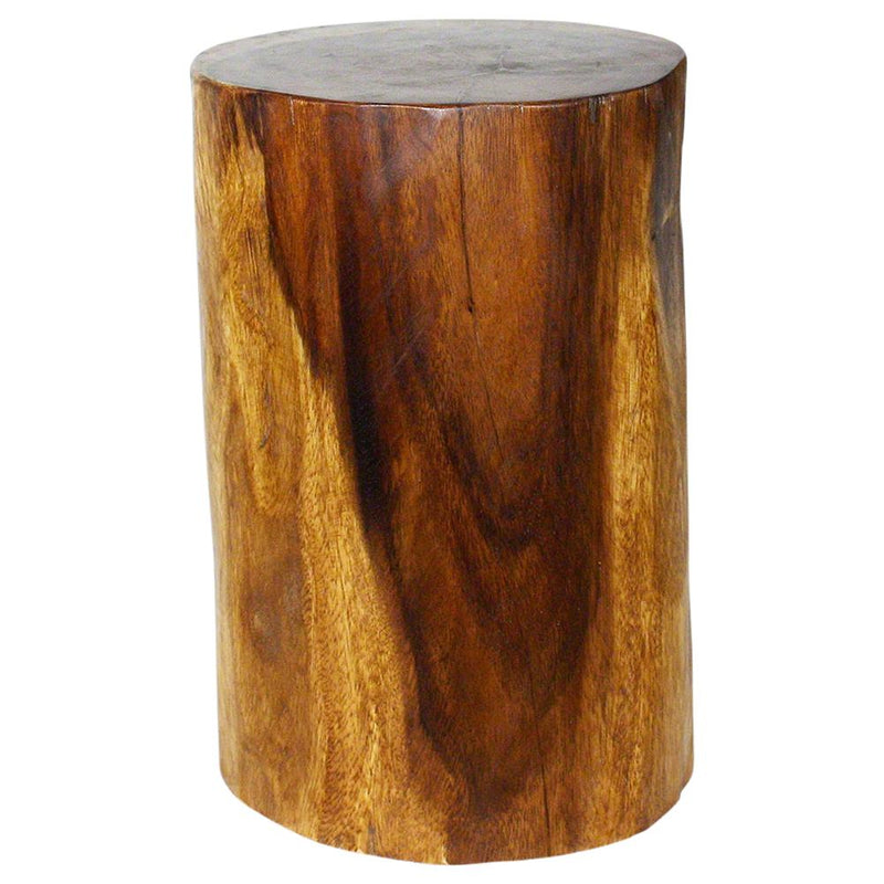 Haussmann® Wood Stump Stool or Stand 11-14 in DIA x 18 in H Walnut Oil