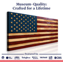 Old Glory American Flag Wall Art II by Tailored Canvases