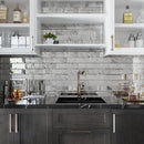 Antique Mirror Glossy and Beveled Glass Subway Tile (20 pack, 5 sq ft/case)