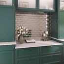 Antique Mirror 3x6 Polished Glass Subway Tile (40 pack, 5 sq ft/case) - Sample