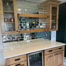 Clear Glass 3x12 Polished Glass Subway Tile (20 pack, 5 sq ft/case)