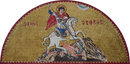 Mosaic Religious Art - Saint George