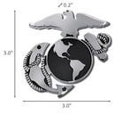 Marine Corps Insignia Car Emblem by Flagman of America