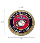 Marine Corps Car Emblem | Made in USA by Flagman of America