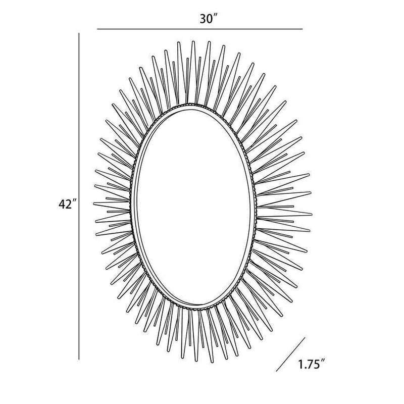 Hulhuizen Modern Wall Mirror