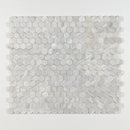 Carrara T Honed Hexagon Marble Mosaic