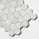 Carrara T Honed Hexagon Marble Mosaic