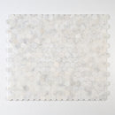 Calacatta T Honed Hexagon Marble Mosaic
