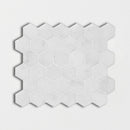 Carrara T Polished Hexagon Marble Mosaic
