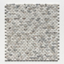 Silver Sky Polished 5/8x1 1/4 Marble Mosaic