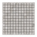 Sky Blue Honed 1x1 Marble Mosaic