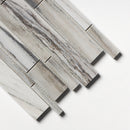 Silver Sky Polished Slides Marble Mosaic