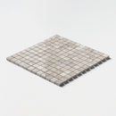 Silver Mystique Polished 1x1 Marble Mosaic