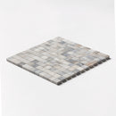 Silver Sky Polished 1x1 Marble Mosaic