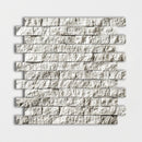 Sky Blue Rock Face 1x2 Marble Mosaic